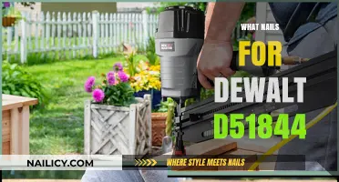 Best Nails for Dewalt D51844: Compatibility and Performance Guide