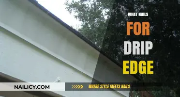 Choosing the Right Nails for Drip Edge Installation: A Guide