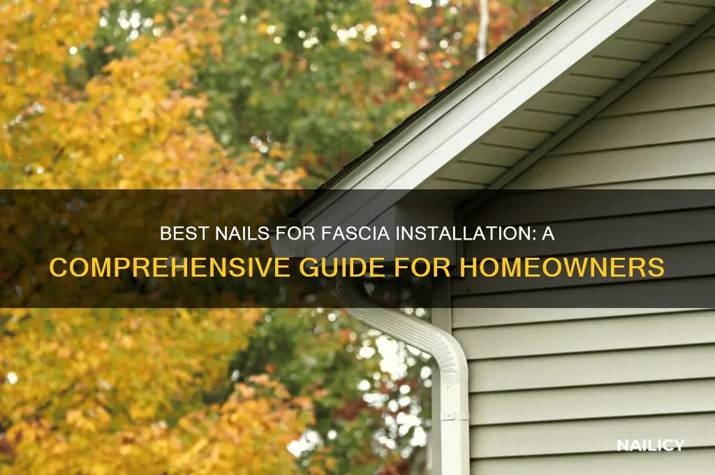 what nails for fascia