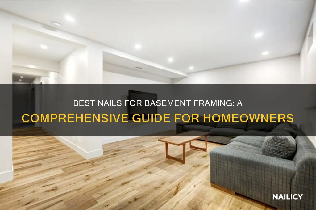 what nails for framing basement