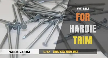 Choosing the Right Nails for Hardie Trim Installation