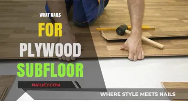 Best Nails for Plywood Subfloor: Types, Sizes, and Installation Tips