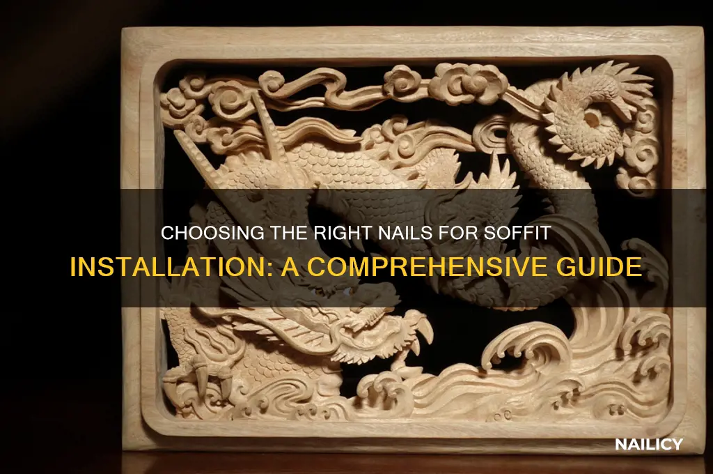 what nails for soffit