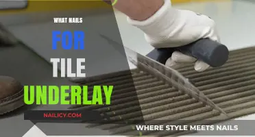 Choosing the Right Nails for Tile Underlay Installation: A Guide