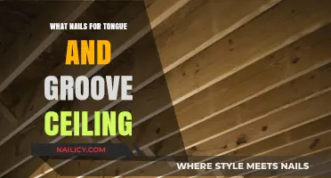 Best Nails for Installing a Tongue and Groove Ceiling