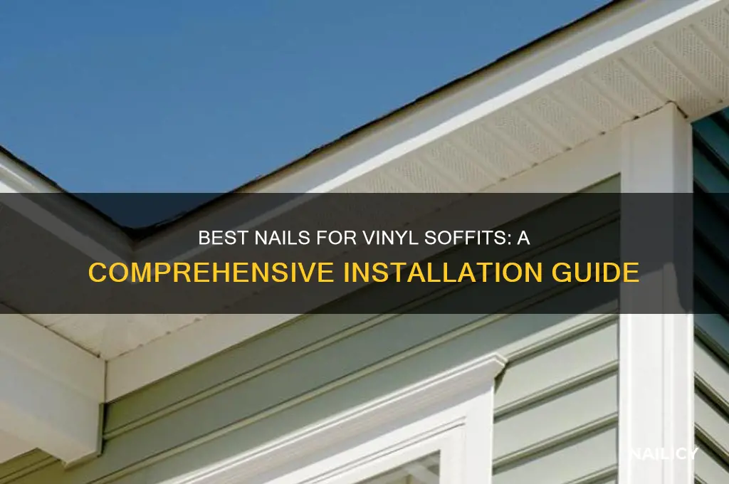 what nails for vinyl soffits
