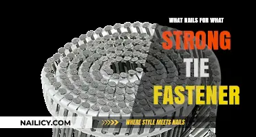 Choosing the Right Nails for Strong Tie Fasteners: A Comprehensive Guide