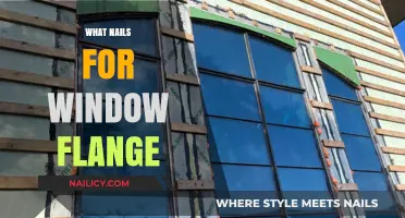 Choosing the Right Nails for Window Flange Installation: A Guide