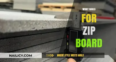 Choosing the Right Nails for Zip Board Installation: A Guide
