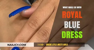 Perfect Nail Colors to Complement Your Royal Blue Dress