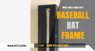 Best Nails for Hanging a Baseball Bat Frame Securely