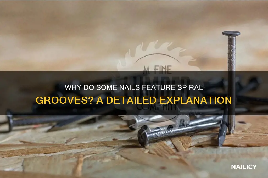what nails have spiral grooves