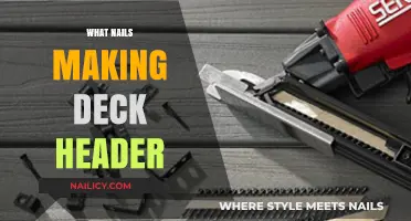 Choosing the Right Nails for Building a Strong Deck Header