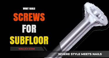 Choosing the Right Nails and Screws for Subfloor Installation