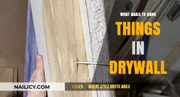 Best Nails for Hanging Items Securely in Drywall: A Guide