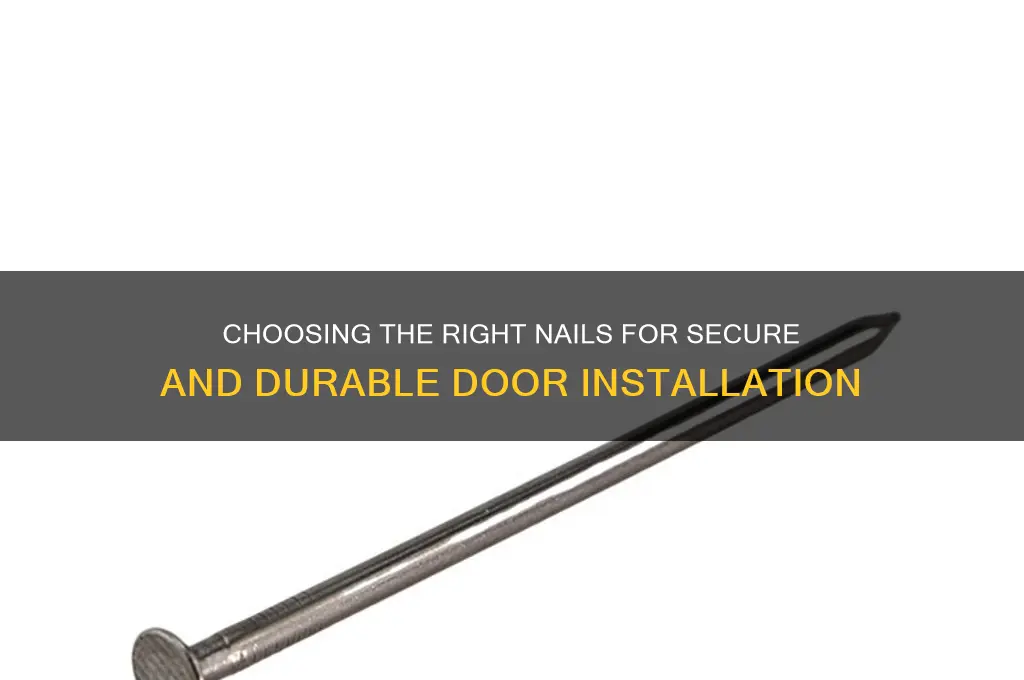 what nails to set doors