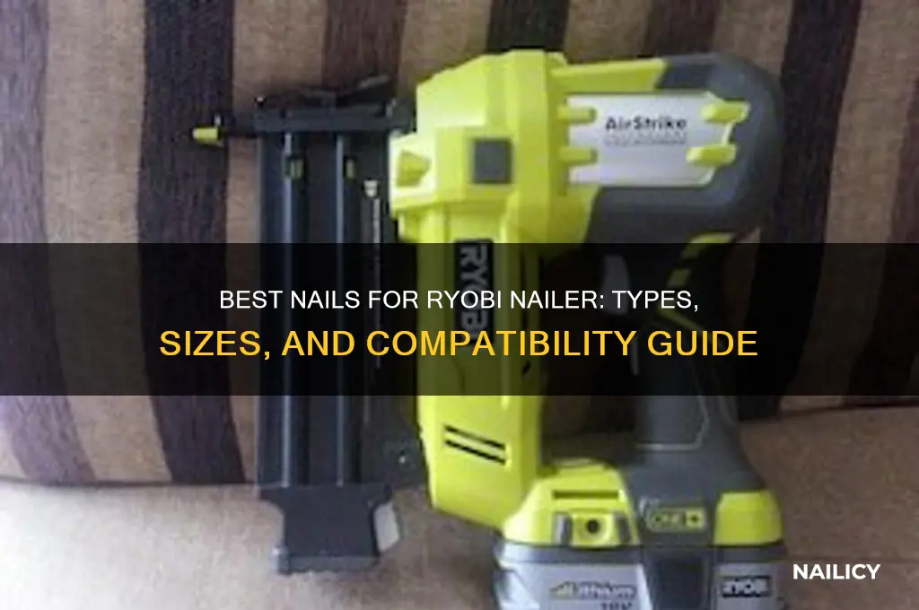 what nails to user for ryibi nailer