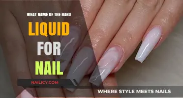 Unveiling the Name of the Hard Liquid for Nail Enhancements