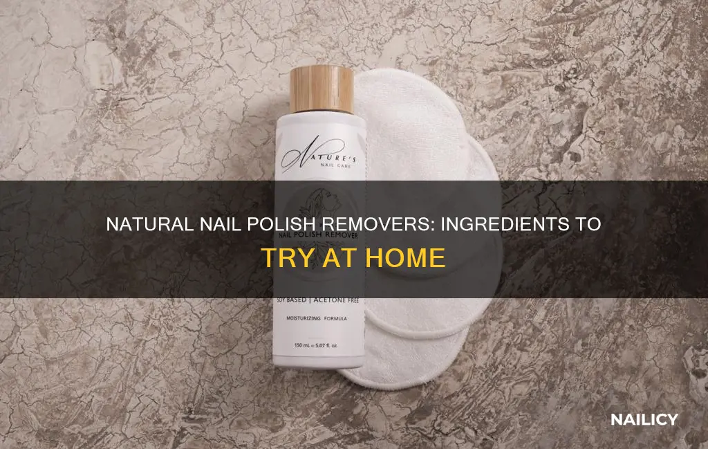 what natural ingredients remove nail polish