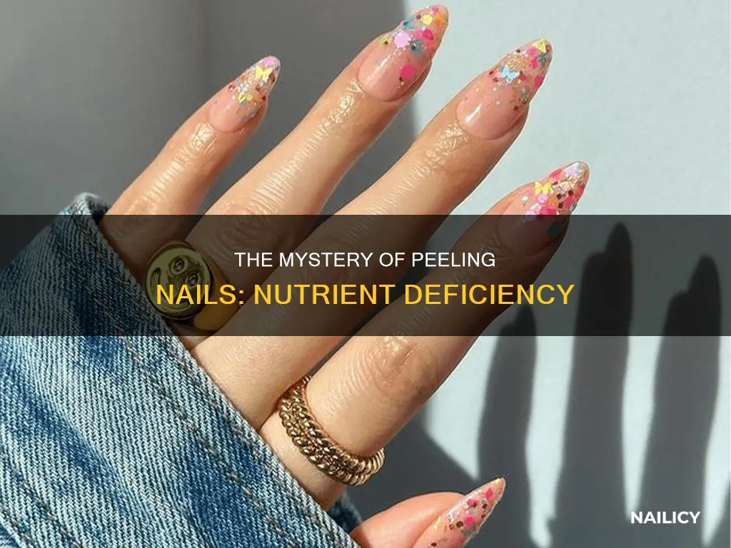 what neutrient causes finger nails to peal