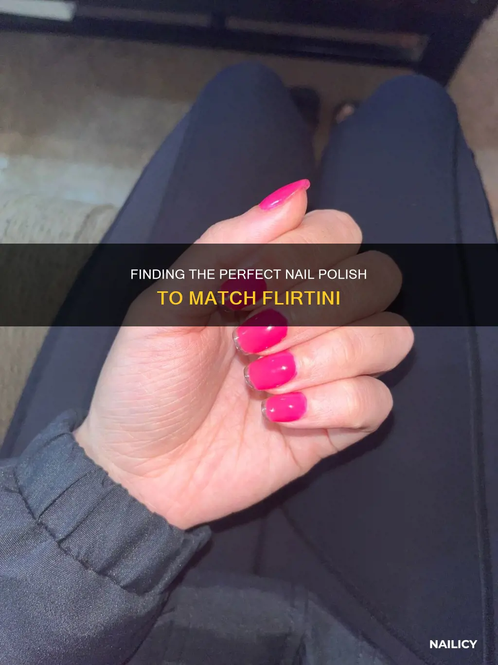 what non-gel nail polish matches flirtini