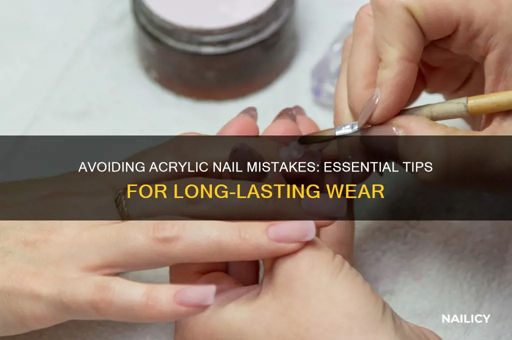 what not to do with your acyrilic nails