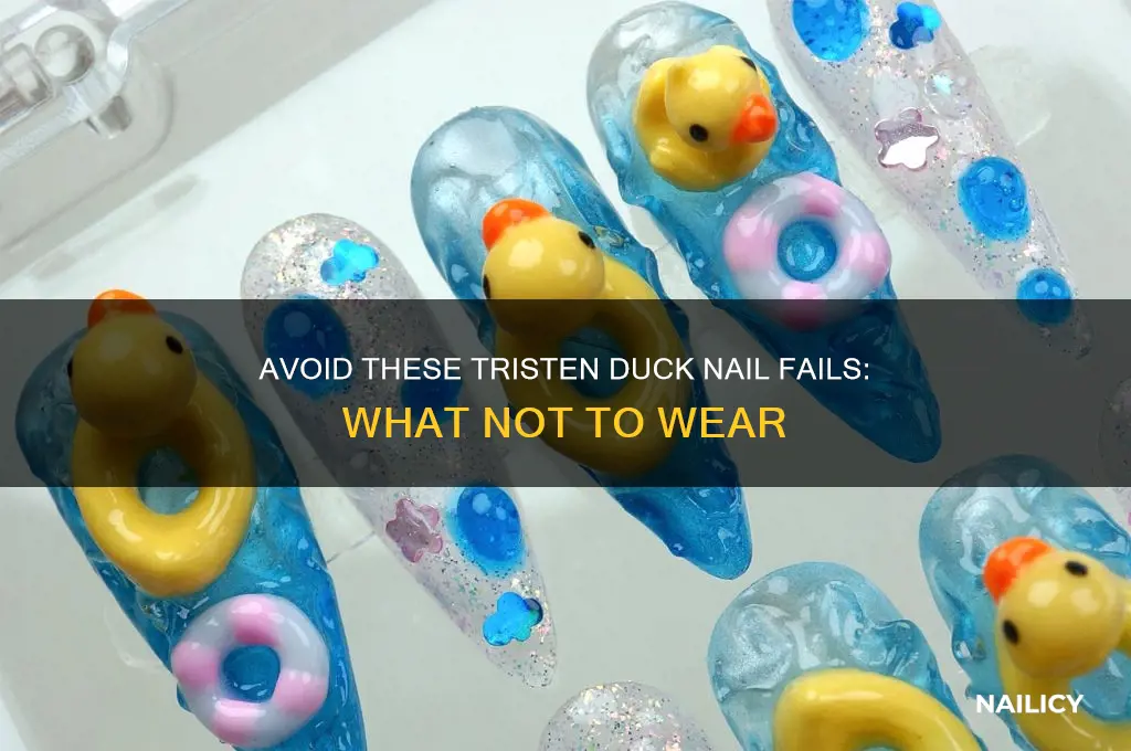 what not to wear tristen duck nails