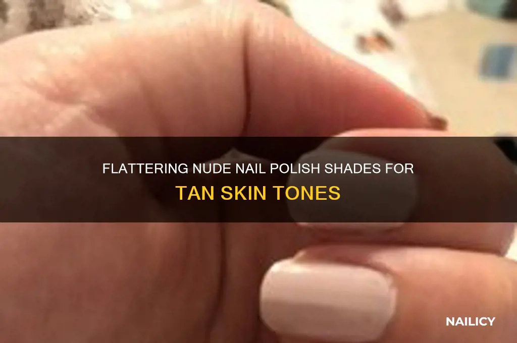 what nude nail polish colors for tan skin