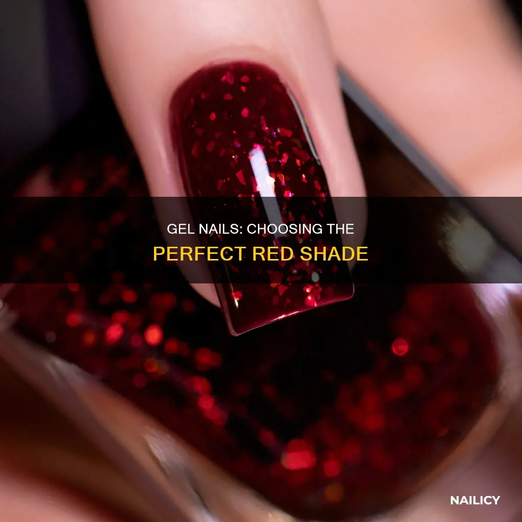 what number is best for red in gel nails