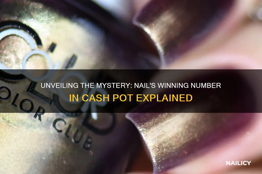 what number is nail in cash pot