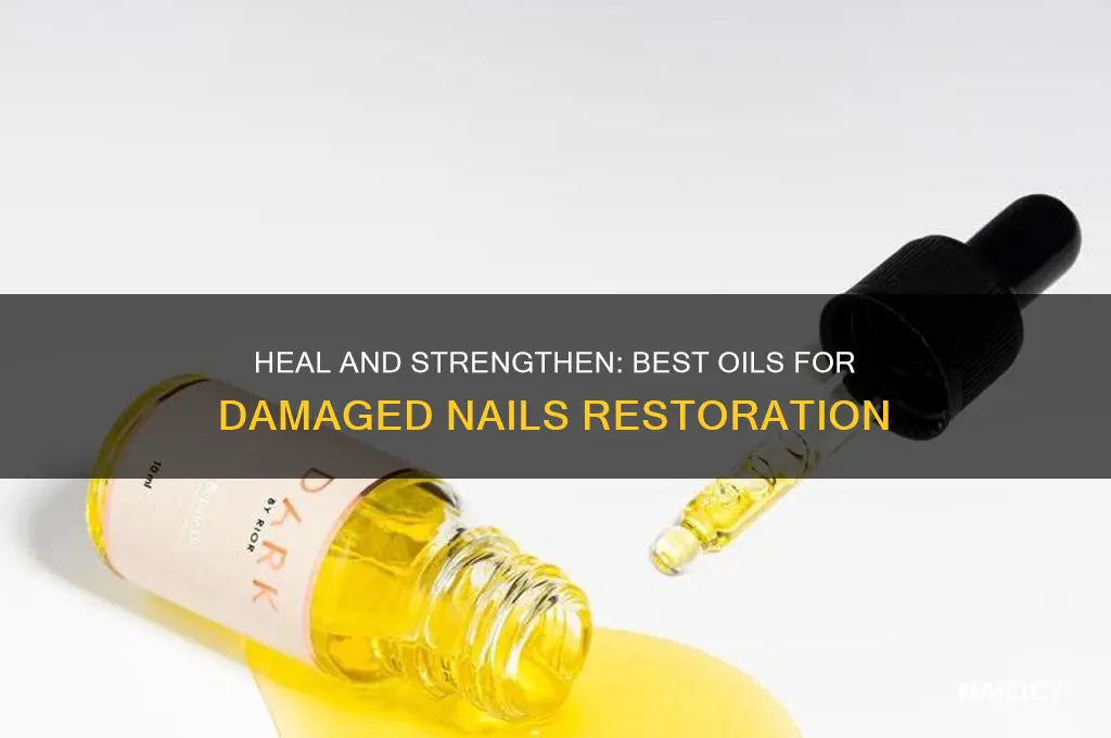 what oil to put on damaged nails