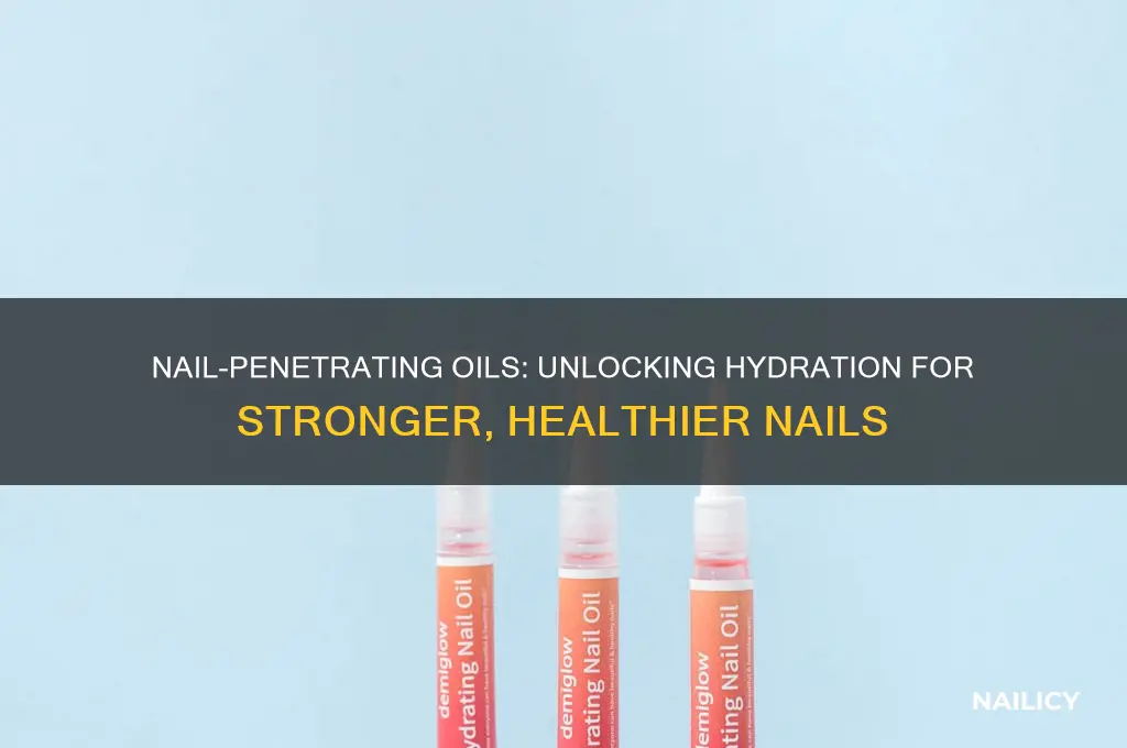 what oils penetrate the nail