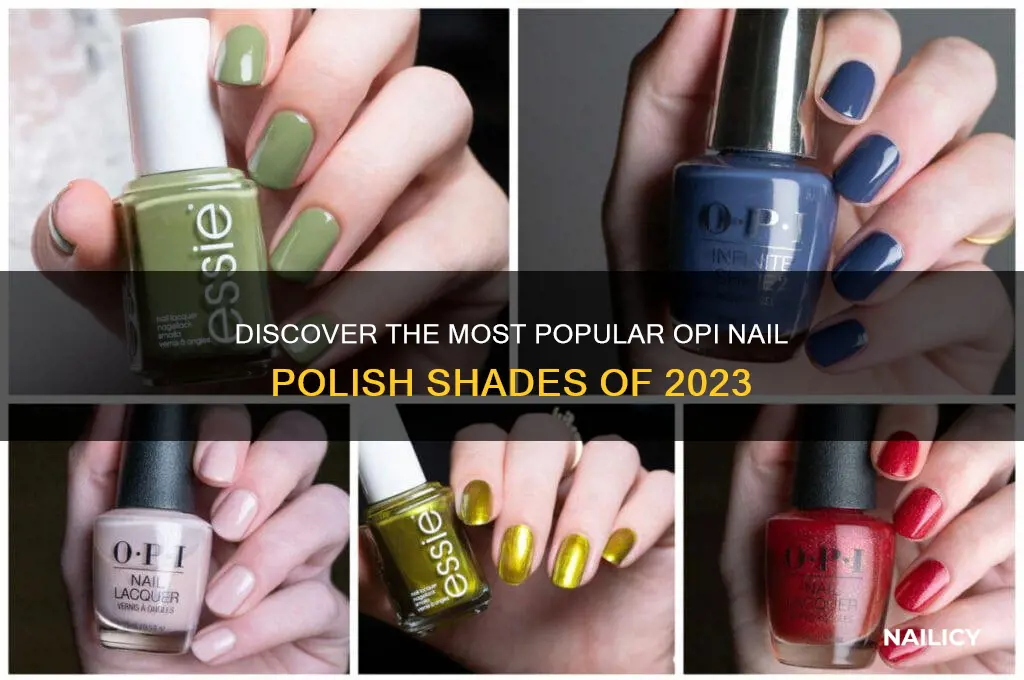what opi nail polish is most popular