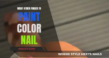 Creative Nail Art: Painting Each Finger a Unique Color