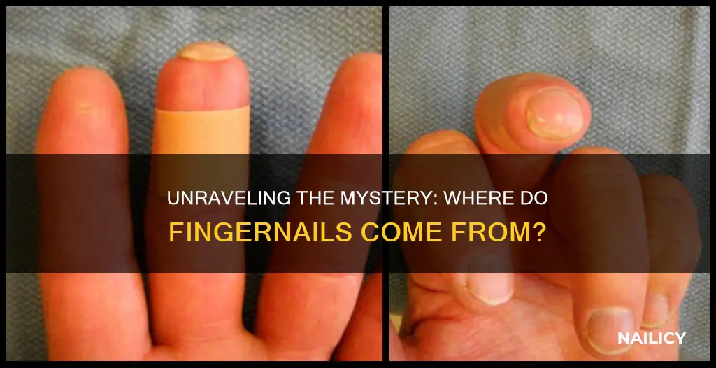 what part of the finger does the nail grow from