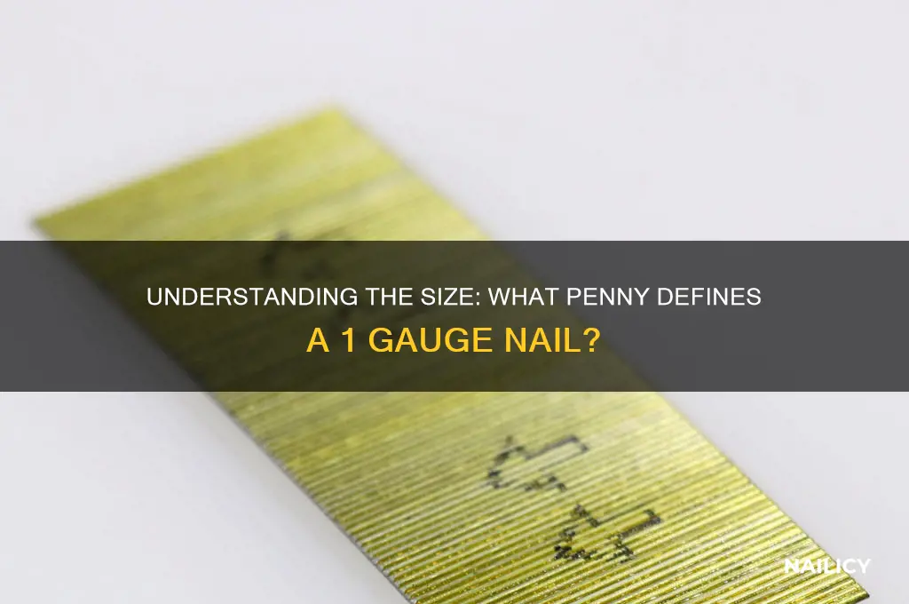 what penny is a 1 guage nail