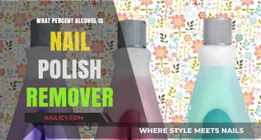 Alcohol Content in Nail Polish Remover: How Much?