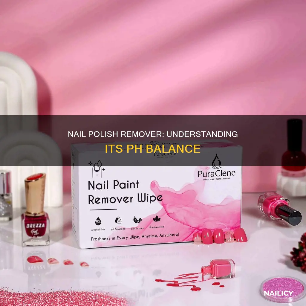 what ph does nail polish remover have