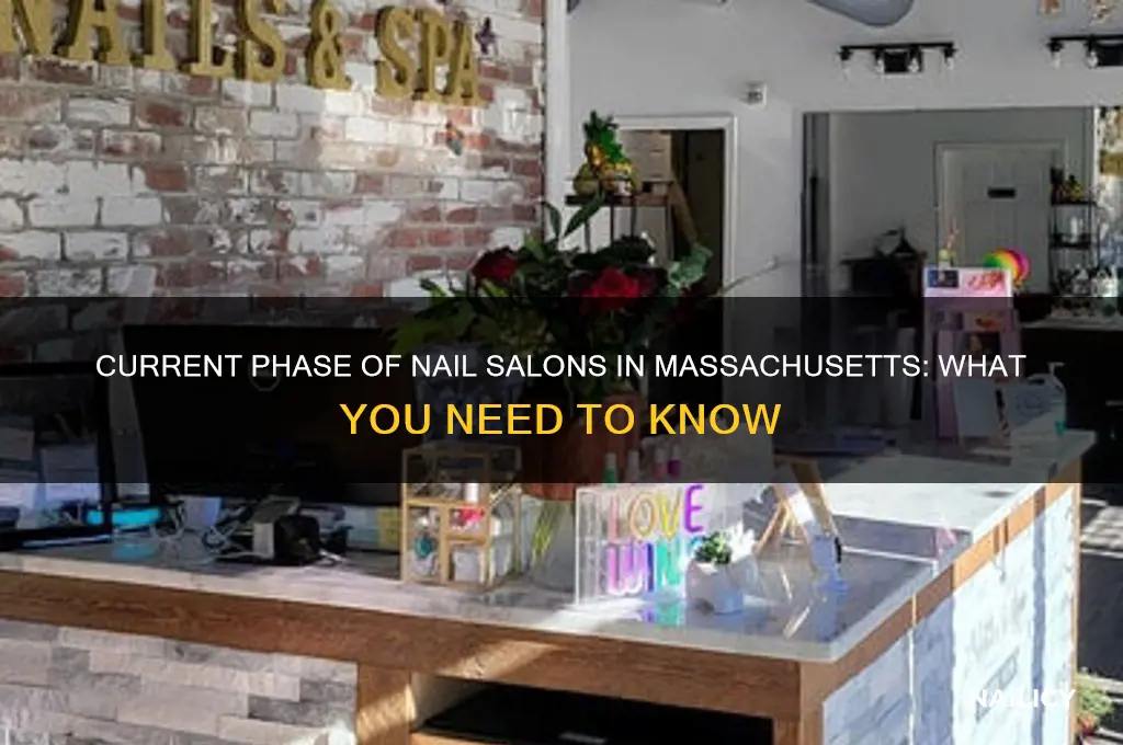what phase are nail salons in ma