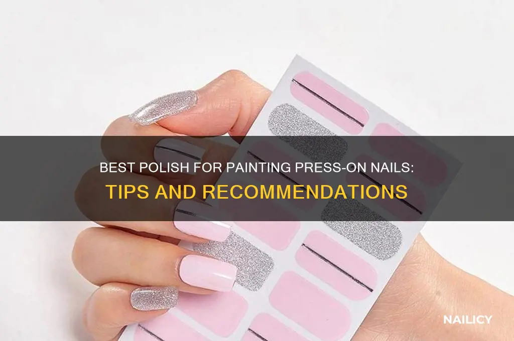 what polish do you use to paint press on nails
