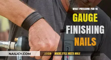 Optimal Pressure Settings for 16 Gauge Finishing Nails Explained