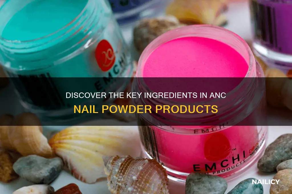 what products are in anc nail powder