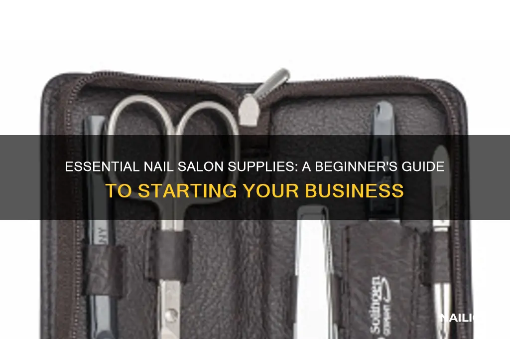 what products do you need to start a nail salon