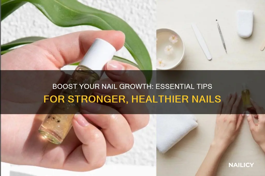 what promotes nail growth