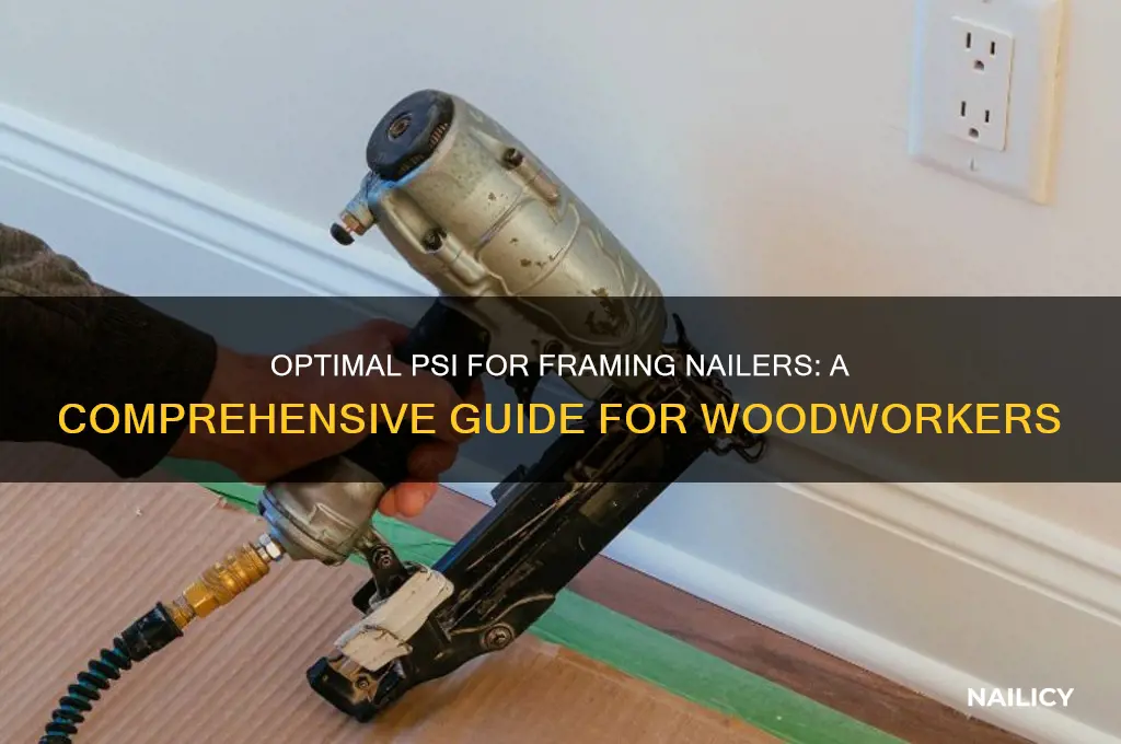 what psi does a framing nailer need