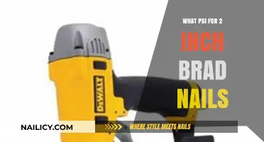 Optimal PSI Settings for 2-Inch Brad Nails: A Comprehensive Guide