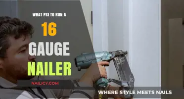 Optimal PSI Settings for Efficient 16 Gauge Nailer Performance