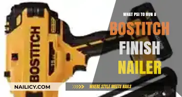 Optimal PSI Settings for Bostitch Finish Nailer: A Comprehensive Guide