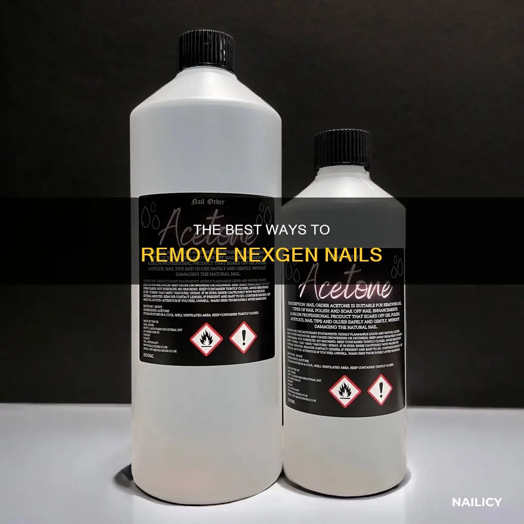 what remove nexgen nails