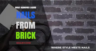 How to Remove Liquid Nails from Brick